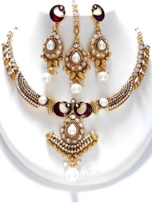 Polki Necklace Set